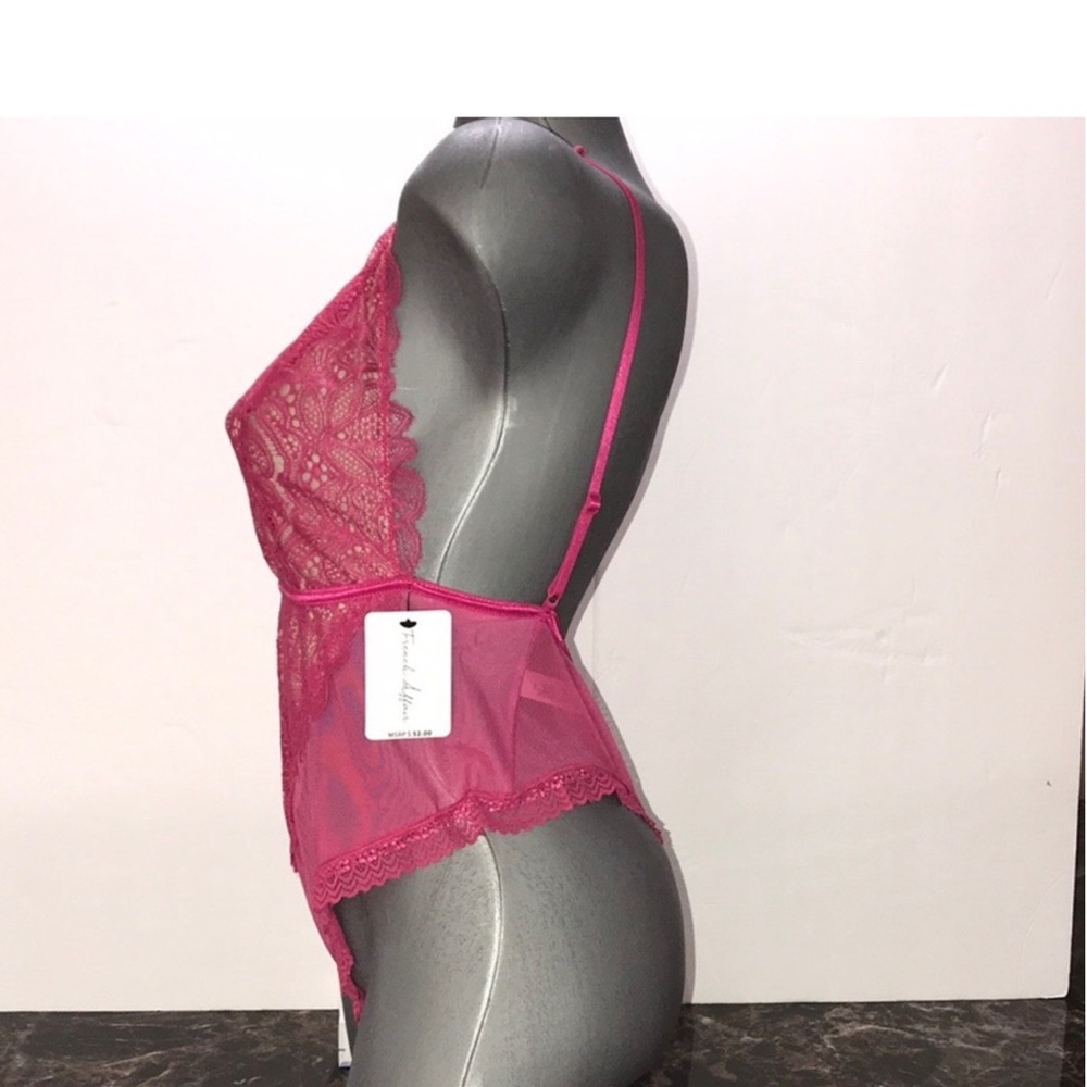 French Affair Teddy Bodysuit Lingerie.NWT - Picture 6 of 12